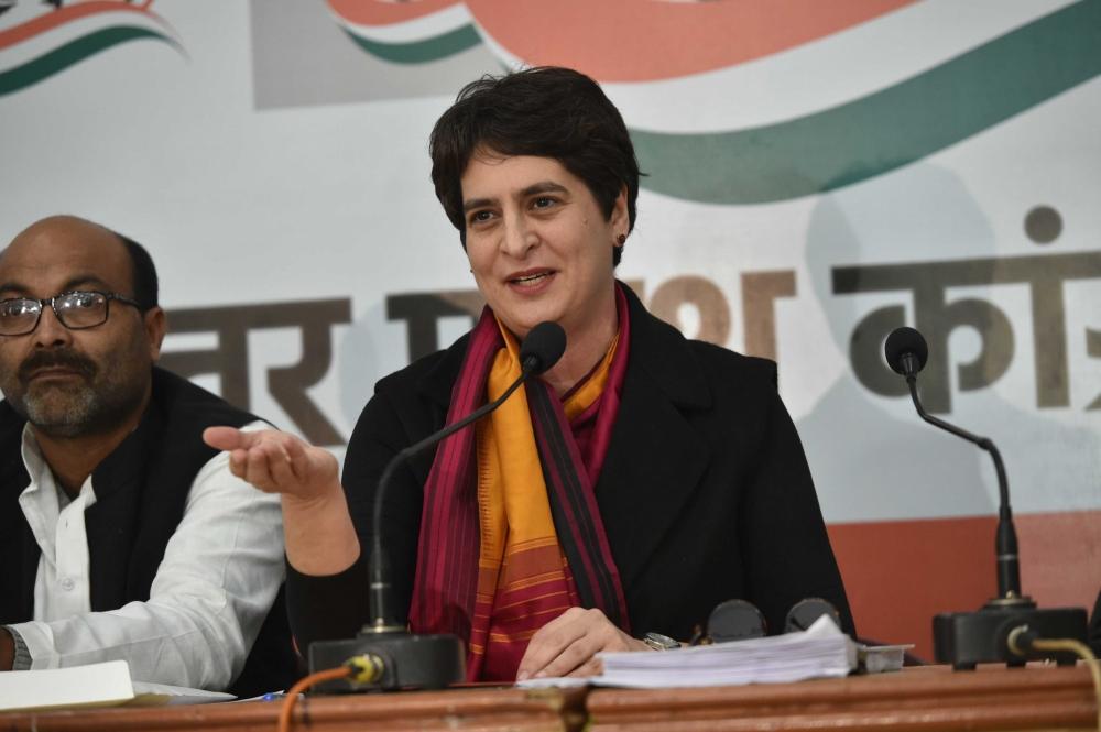 The Weekend Leader - FIR lodged against UPCC chief, Priyanka's PS