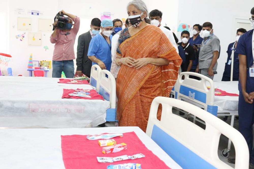 The Weekend Leader - Covid vax allocated as per vulnerable population: Sitharaman
