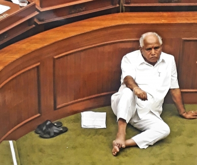 The Weekend Leader - BJP high command softens stand, turns to party veteran Yediyurappa