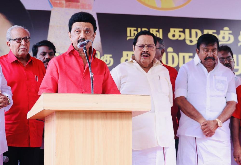 The Weekend Leader - Tamil Nadu CM Stalin Supports Finance Minister PTR Thiagarajan in Face of Alleged Audio Tape Leaks
