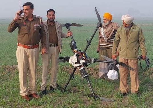 The Weekend Leader - Drone with 5.60 kg heroin seized along India-Pak border