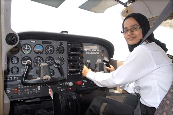 The Weekend Leader - A poor Muslim girl, who dreamt big and soared in the skies, needs one more push | Culture | Hyderabad