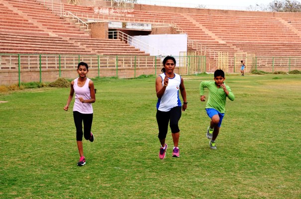 The Weekend Leader - Woman Masters athlete is all set to touch the 150 gold mark in Singapore | Success | Jodhpur 