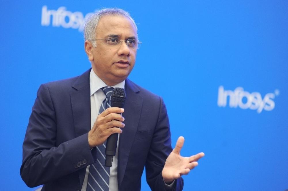 The Weekend Leader - Infosys CEO Salil's Salary Rs 80.6 Crore—752 Times an Average Employee’s Salary