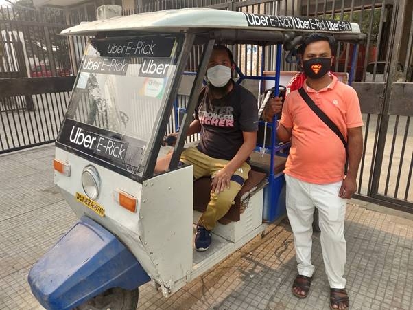 The Weekend Leader - ﻿Uber deploys 100 e-rickshaws in Delhi for last mile connectivity