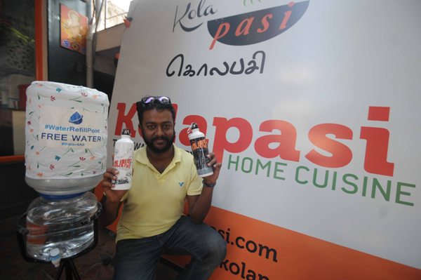 The Weekend Leader - Kolapasi takeaway outlets in Chennai offer free purified drinking water