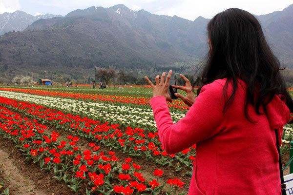 The Weekend Leader -  A flower bedecked Kashmir beckons tourists from all over the world | Travel | Srinagar