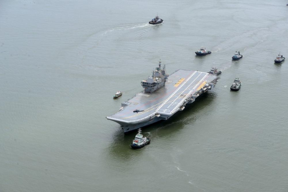 The Weekend Leader - Sea trials of India's first indigenous aircraft carrier kick off