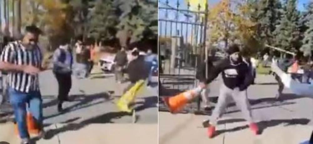 The Weekend Leader - Violence Erupts at Hindu Sabha Temple in Brampton Amid Khalistani Protests