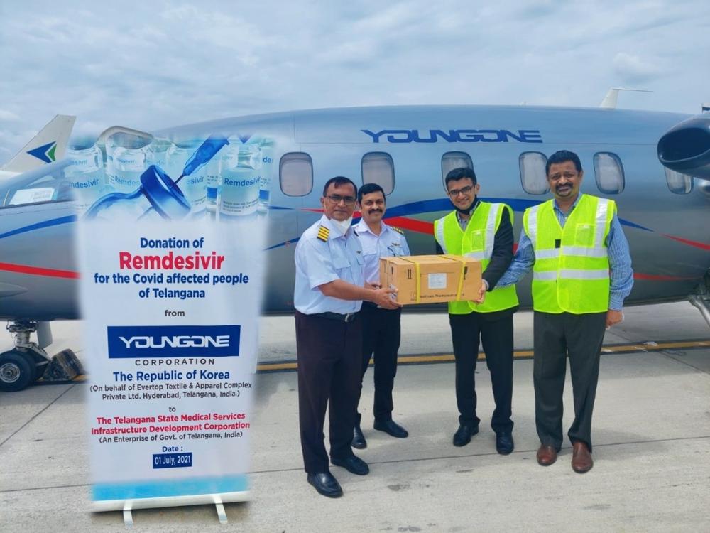 The Weekend Leader - Youngone donates 10k doses of Remdesivir to Telangana