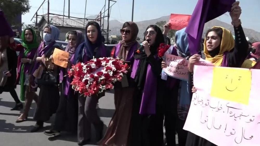The Weekend Leader - Protest in Kabul demanding women's rights turns violent