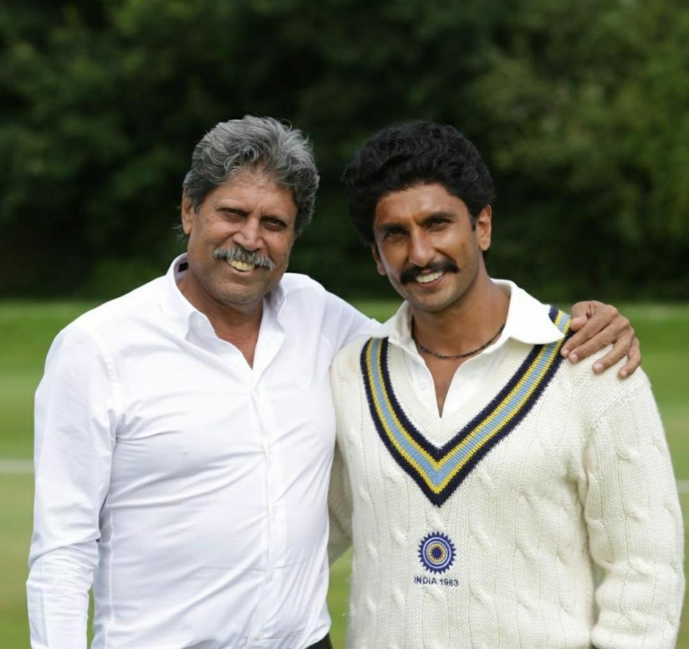 The Weekend Leader - Spirit of '83': Ranveer Singh wishes Kapil Dev on his birthday