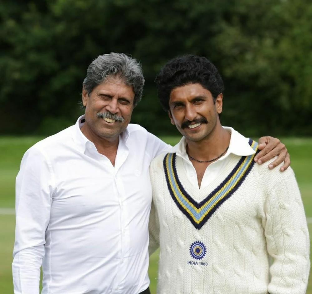 The Weekend Leader - Spirit of '83': Ranveer Singh wishes Kapil Dev on his birthday