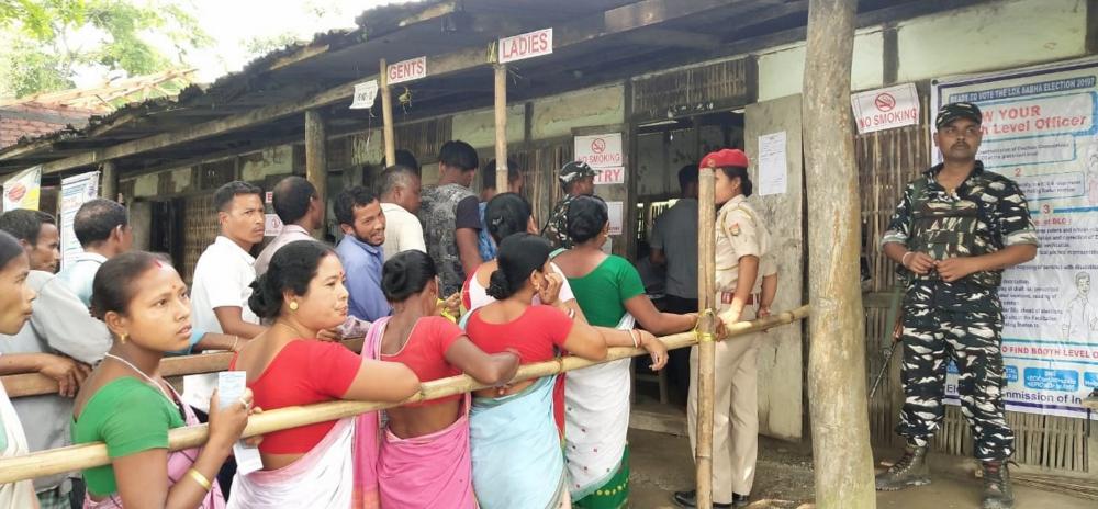 The Weekend Leader - Over 82 % polling in final phase of voting in Assam