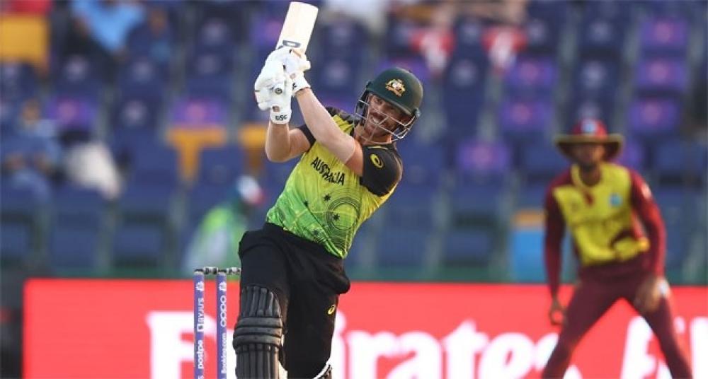 The Weekend Leader - T20 World Cup: Warner's unbeaten half-century helps Australia beat West Indies