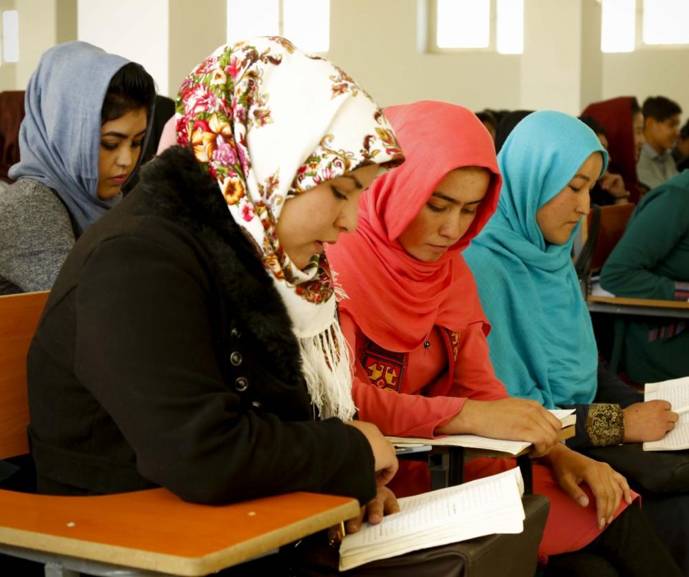 The Weekend Leader - Afghan educational institutions following new gender format reopen
