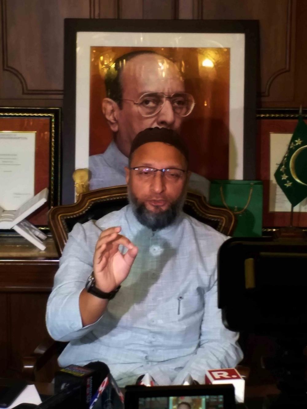 The Weekend Leader - Owaisi dividing society for political gains: BJP