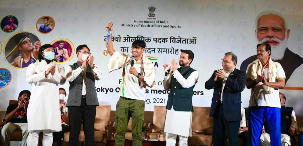 The Weekend Leader - Success at Olympics reflects New India's desire to dominate: Anurag Thakur