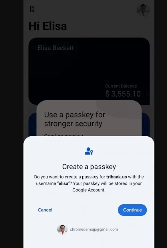 Google brings passkey support to Chrome