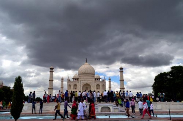 Taj from sky