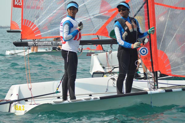 The Weekend Leader - Varsha Gautam and Aishwarya Neduchezhian Sailing Champions