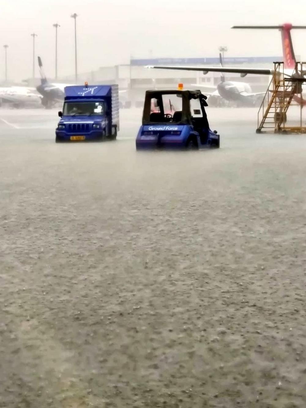 The Weekend Leader - Steep gradient, heavy rains led to waterlogging at T3 of IGI airport: DIAL
