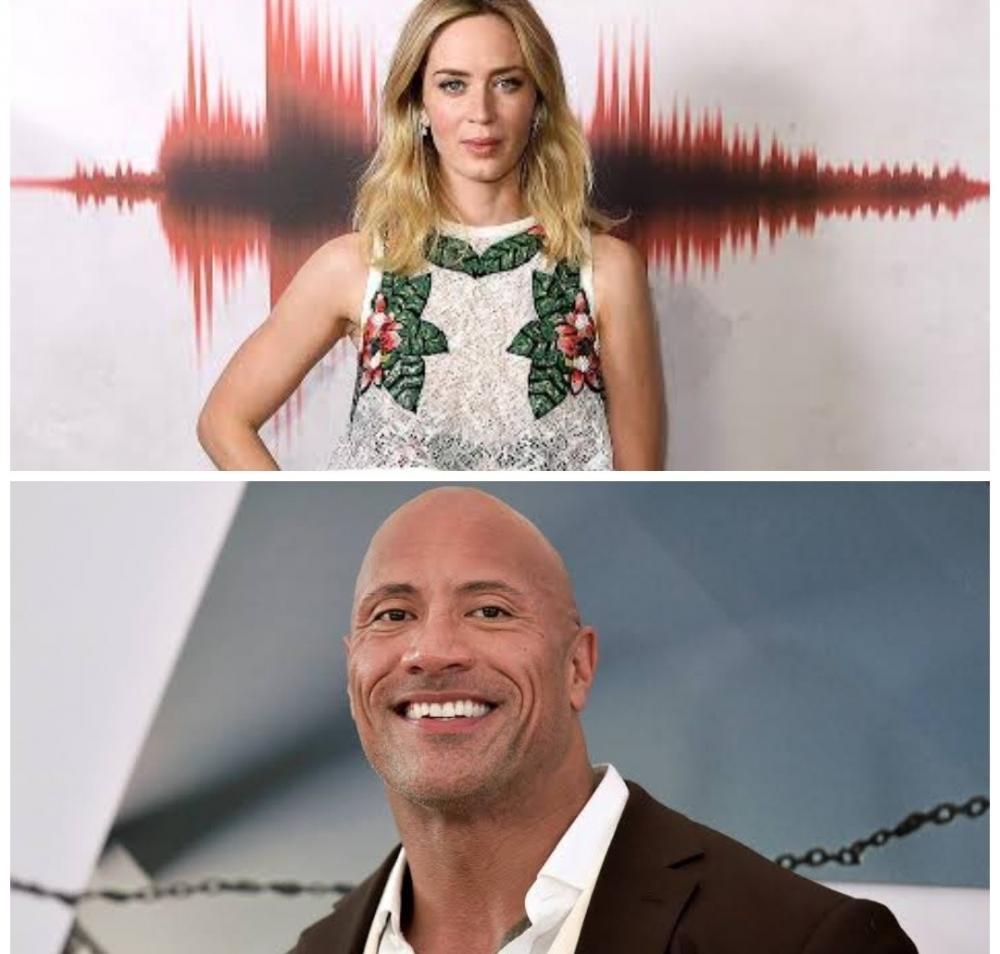 The Weekend Leader - Emily Blunt on 'The Rock': 'He has such extraordinary presence