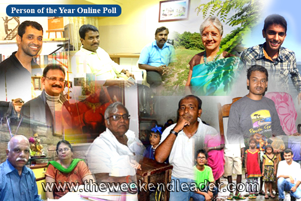 The Weekend Leader - Readers’ poll to shortlist nominations for The Weekend Leader - VIT Person of the Year Award 2016