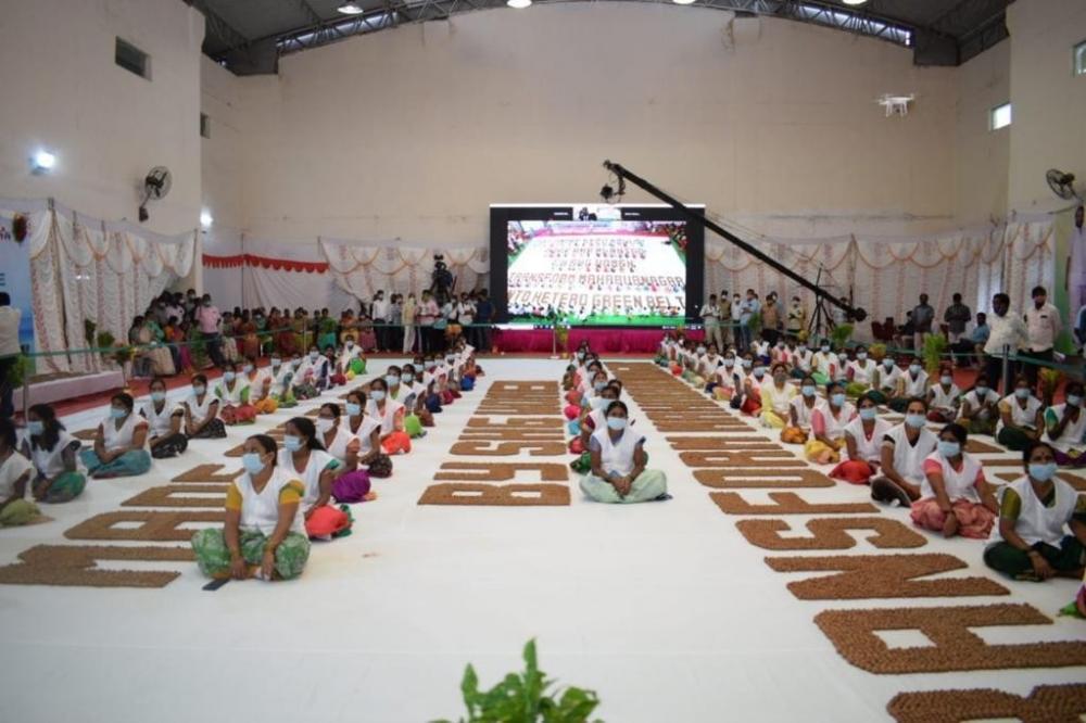 The Weekend Leader - With largest seed ball sentence, Telangana women set Guinness record