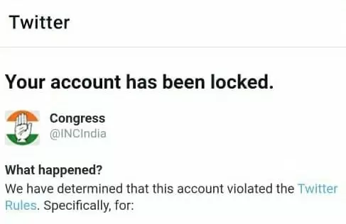 After RaGa, Twitter now blocks Cong & its leaders' accounts