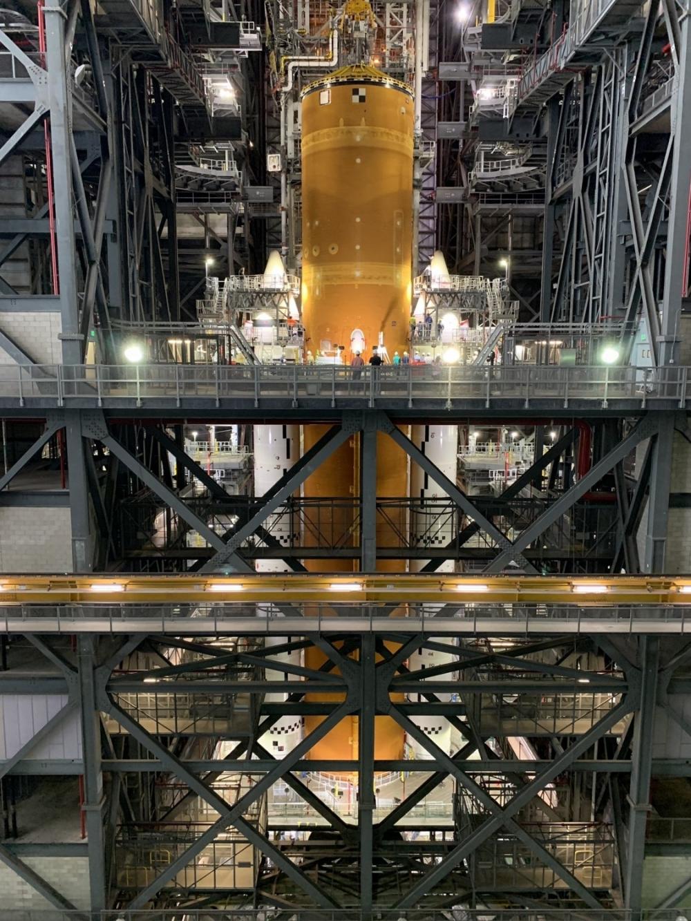 The Weekend Leader - NASA finishes assembling Artemis moon mission rocket