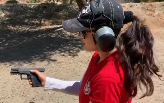 Preity hones shooting skills under ?John Wick' trainer