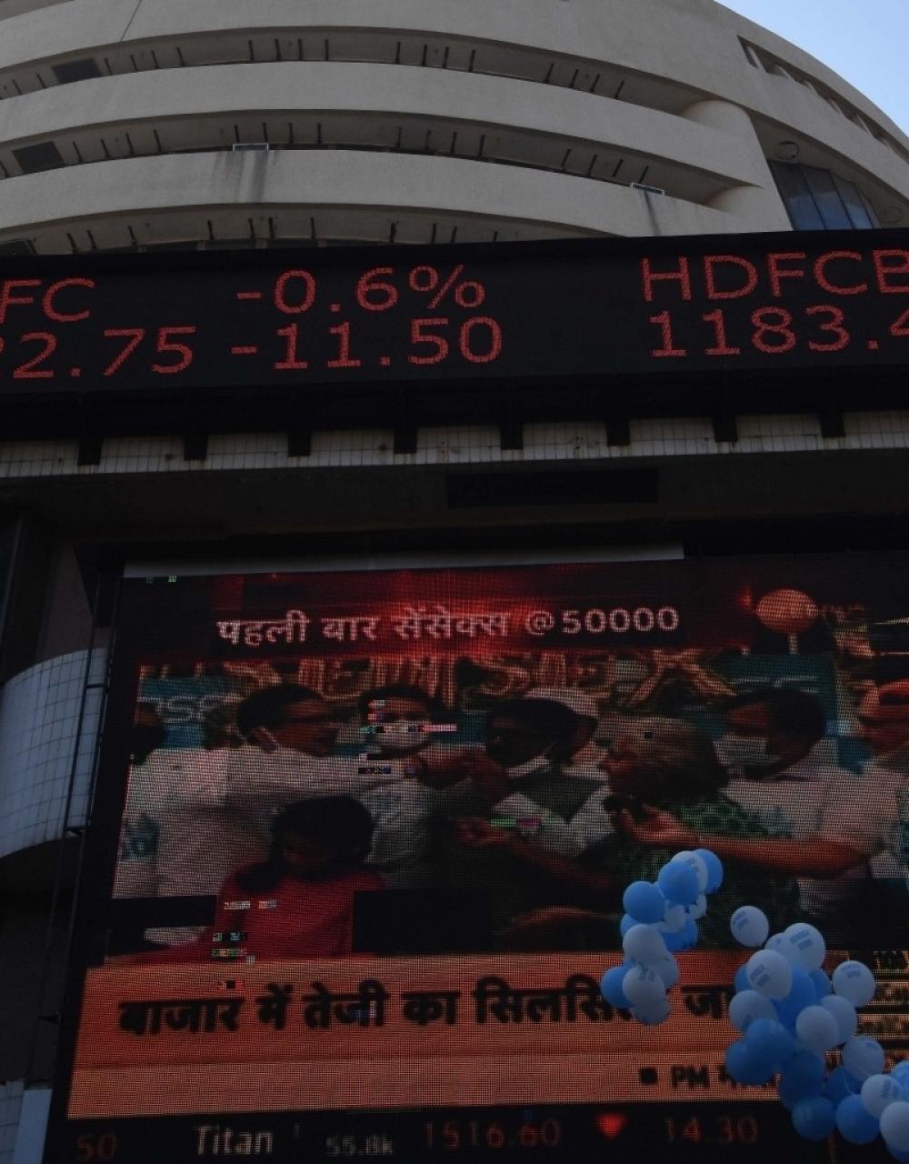 The Weekend Leader - Sensex crosses 55,000 on improved macroeconomic data