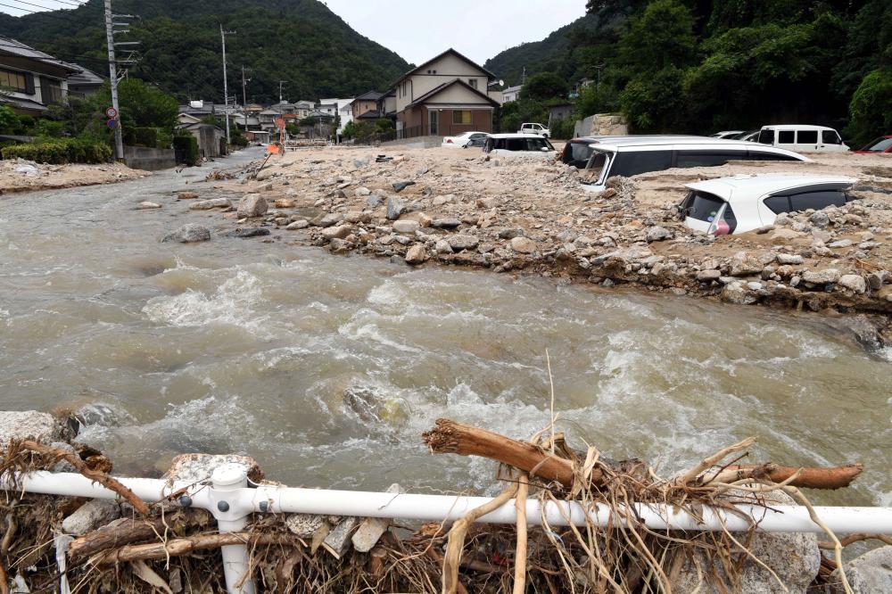 The Weekend Leader - Heavy rain lashes Japan, leaves 1 person dead