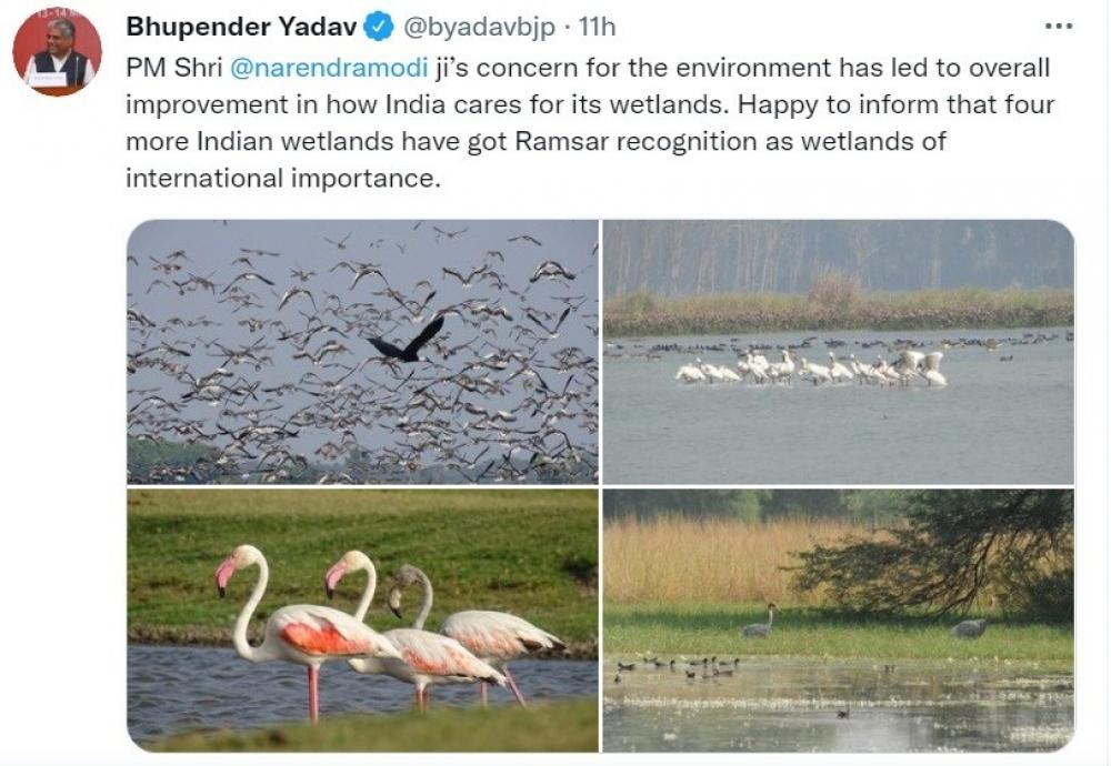 The Weekend Leader - Thol, Sultanpur among 4 wetlands to get Ramsar tag