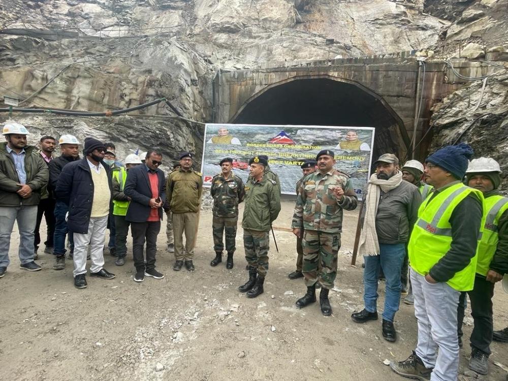 The Weekend Leader - Major breakthrough by BRO in Arunachal tunnel construction