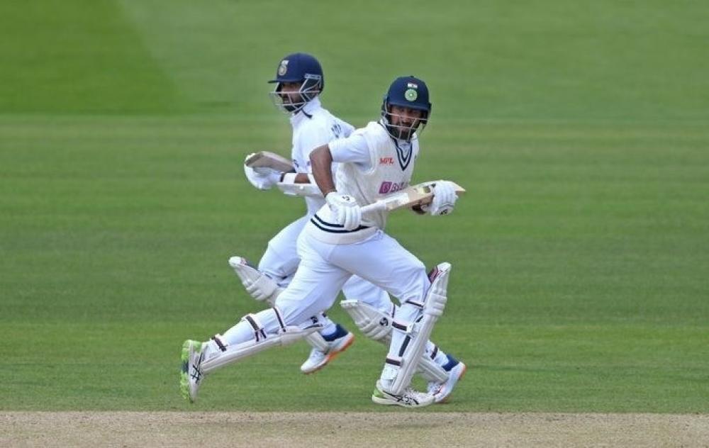 The Weekend Leader - 2nd Test: India reach 105/3 at tea on Day 4 against England