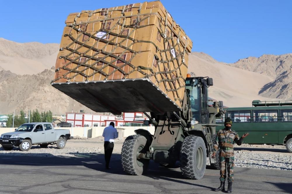 The Weekend Leader - Indian Army stocks up for long haul in eastern Ladakh