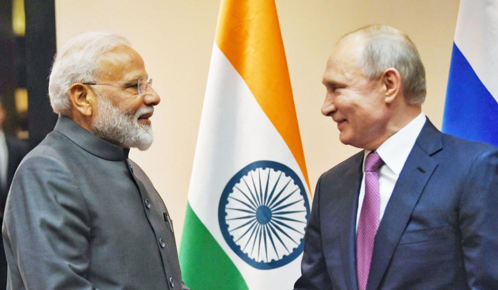 The Weekend Leader - Apart from Putin-Modi summit, India and Russia will hold 2+2 talks on Dec 6