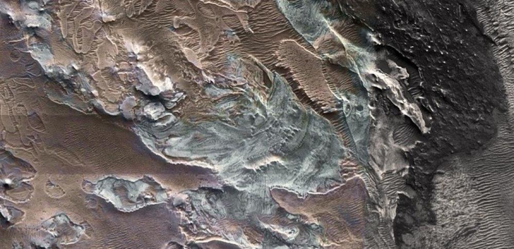 The Weekend Leader - Scientists unearth remains of modern glacier near Mars' equator