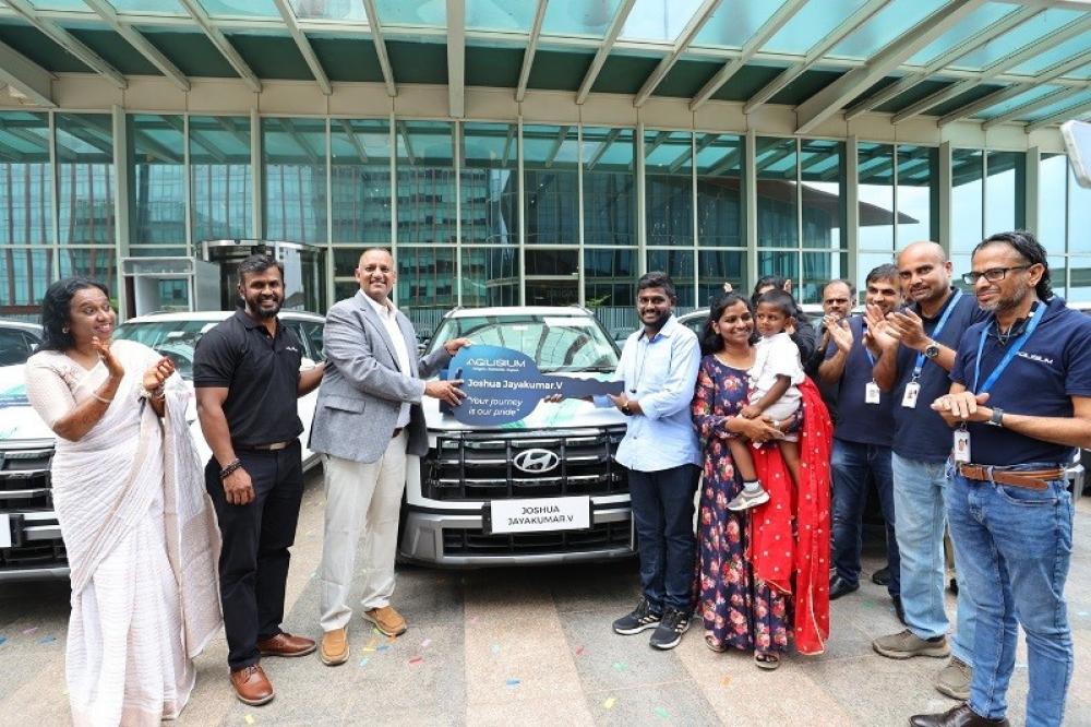 The Weekend Leader - Agilisium’s Raj Babu Rewards Loyalty with 25 SUVs for Loyal Employees