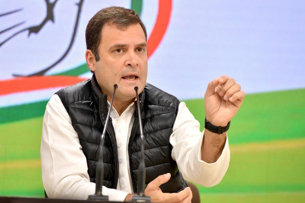 The Weekend Leader - 'Falsehood is in power', Rahul attacks govt on National Press Day