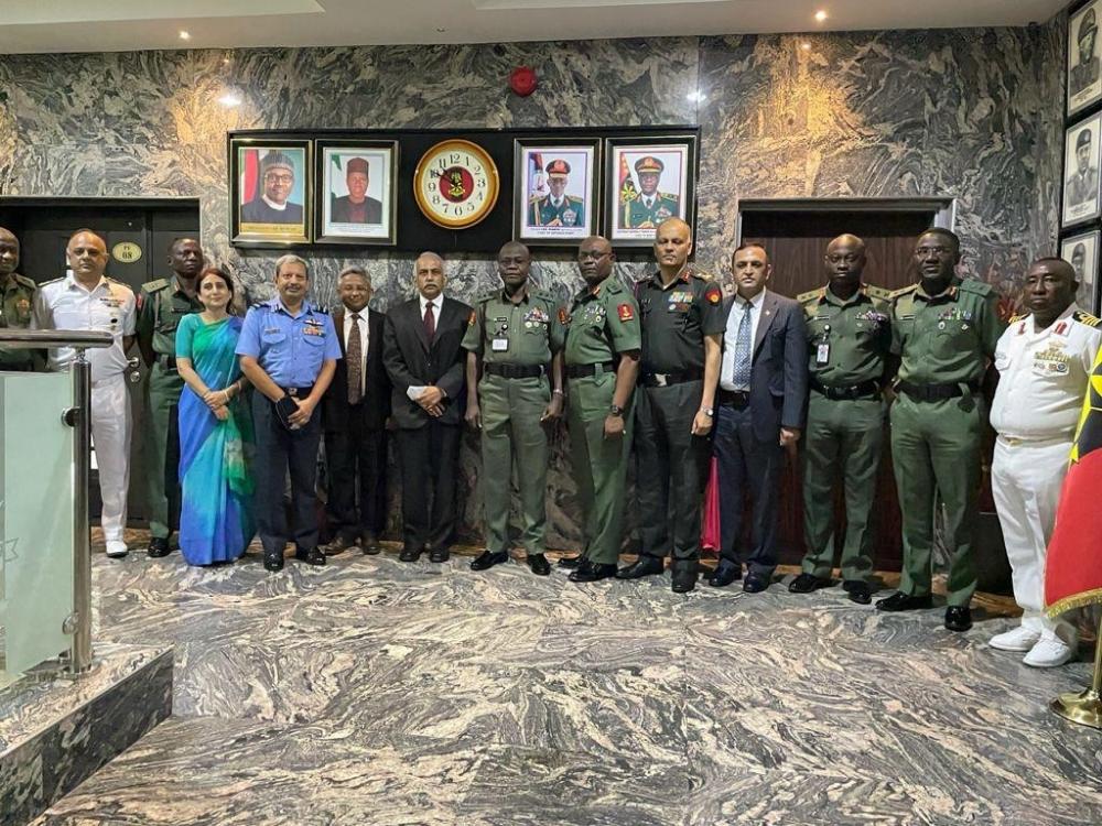 The Weekend Leader - Indian defence delegation in Nigeria to enhance military cooperation