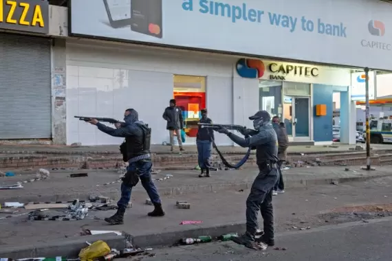 SA govt extends deployment of soldiers following last month's unrest