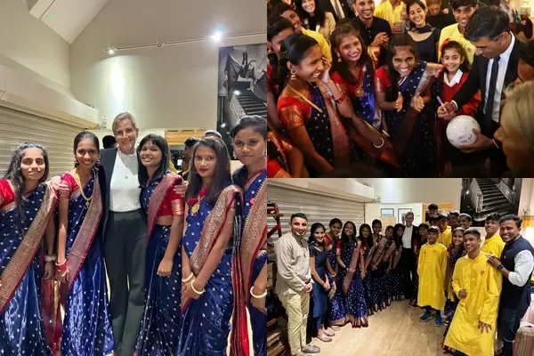 UK Prime Minister Rishi Sunak Hosts Underprivileged Indian Children at 10 Downing Street