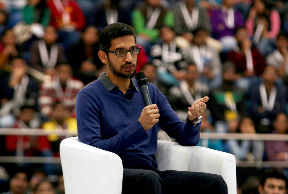 The Weekend Leader - ﻿Sundar Pichai draws roadmap for future of work at Google I/O