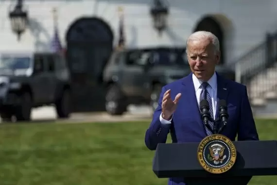Biden's approval rating dips below 50% for 1st time