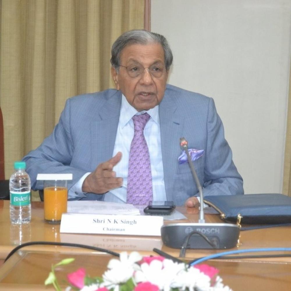 The Weekend Leader - N.K. Singh replaces former PM Manmohan Singh as IEG president