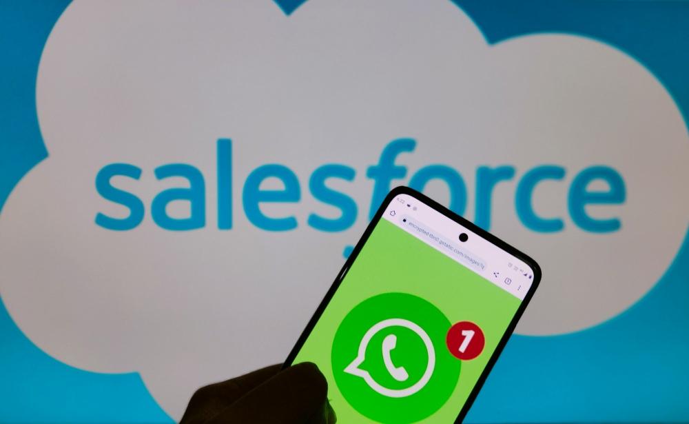 The Weekend Leader - Meta ties up with Salesforce to boost businesses on WhatsApp