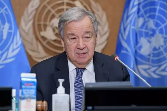 Guterres warns world on 'edge of abyss' on most fronts, Shahid projects vision of hope